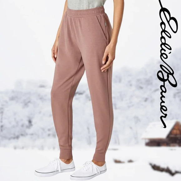 Eddie Bauer | Women's 2 Pack Joggers | Mauve and Blue | NWOT - Picture 6 of 7